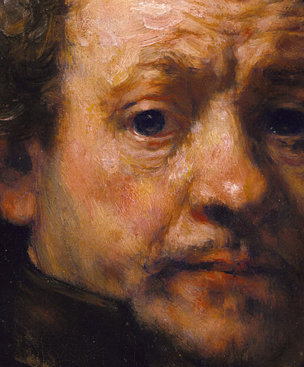 Self-Portrait (1660) of Rembrandt van Rijn (1606-1669) Age 54 Bankrupt